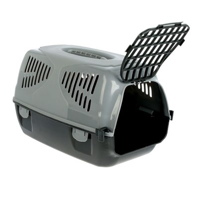 Переноска для животных  "Сириус", 33,5х31х50 см, цвет серый - фото 2023213