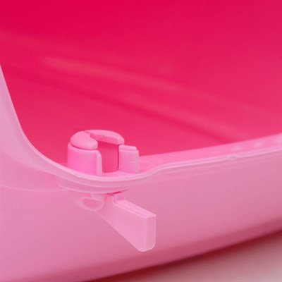 Переноска для животных до 9 кг "Пижон", металлическая дверь, 43 х 29 х 27,5 см, розовая - фото 2023326