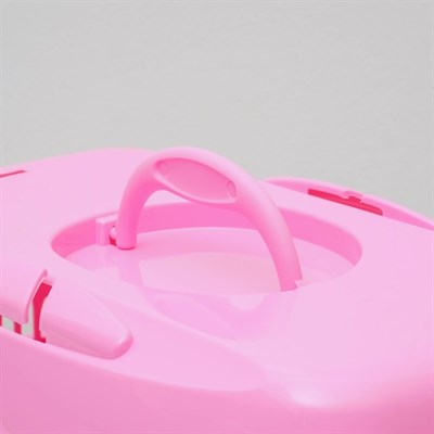 Переноска для животных до 9 кг "Пижон", металлическая дверь, 43 х 29 х 27,5 см, розовая - фото 2023328