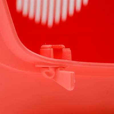 Переноска для животных до 9 кг "Пижон", металлическая дверь, 43 х 29 х 27,5 см, коралловая - фото 2023335