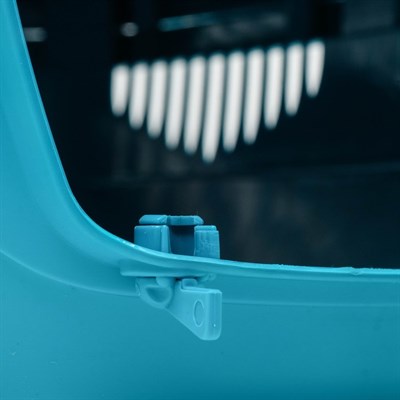 Переноска для животных до 9 кг "Пижон", металлическая дверь, 43 х 29 х 27,5 см, изумрудная - фото 2023345