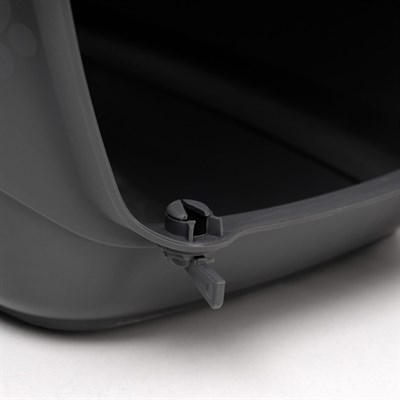 Переноска для животных до 12 кг "Пижон" 49х33х32см, металлическая дверь, бело-серая - фото 2023434