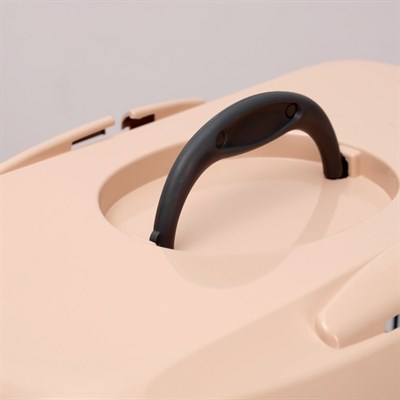 Переноска для животных до 12 кг "Пижон" 49х33х32см, металлическая дверь, бежево-серая - фото 2023450