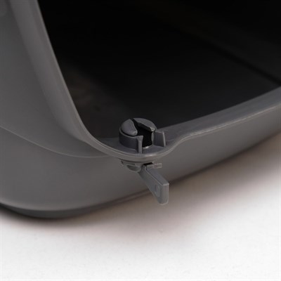 Переноска для животных до 12 кг "Пижон" 49х33х32см, металлическая дверь, бежево-серая - фото 2023454