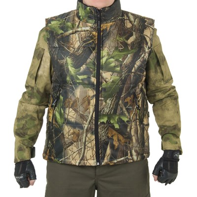 Жилет для активного отдыха «Охотник», размер 56-58, цвет лесная чаща - фото 2025816
