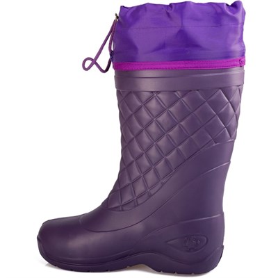 Сапоги женские «Панда» из ЭВА с утеплителем, размер 39-40, цвет фиолетовый - фото 2026449
