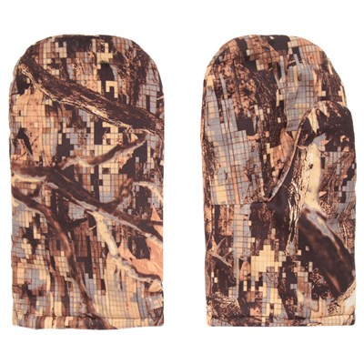 Варежки рыбацкие, мембрана, искусственный мех, цвет микс - фото 2027462