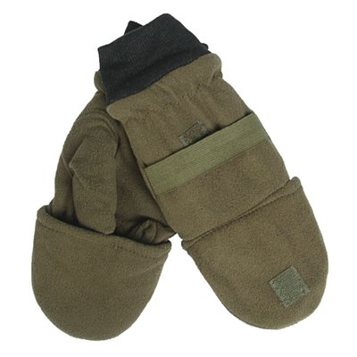 Перчатки рыбака, флис, цвет ХАКИ - фото 2027470