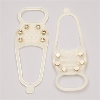 Ледоходы Стандарт 6+6 шипов для светлой обуви, серые, для 36 - 45 размера - фото 2027646