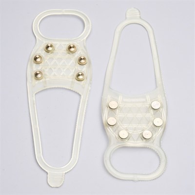 Ледоходы Стандарт 6+6 шипов для светлой обуви, серые, для 36 - 45 размера - фото 2027647