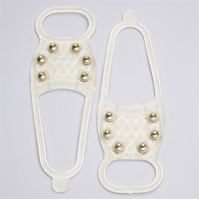 Ледоходы Стандарт 6+6 шипов для светлой обуви, серые, для 36 - 45 размера - фото 2027648