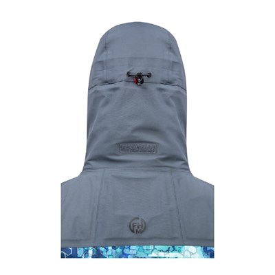 Куртка Guard, цвет серый с голубым принтом, размер XS - фото 2028541