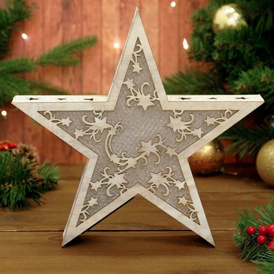 Декор с подсветкой  " Звезда" - фото 2028779