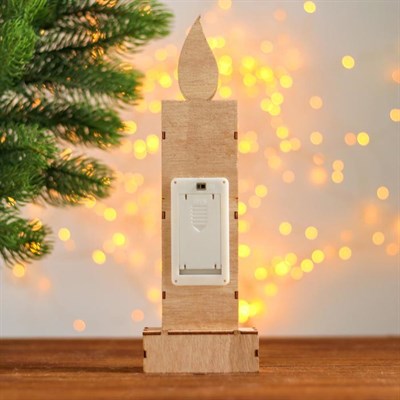 Новогодний декор "Свеча", МИКС - фото 2028783