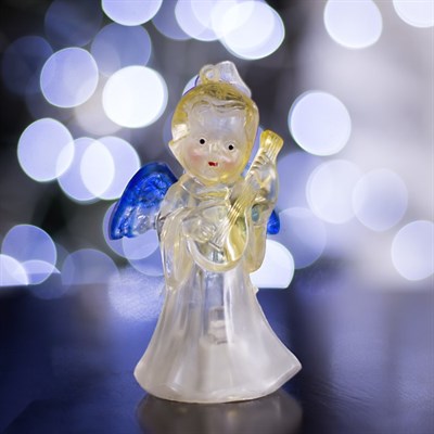 Игрушка световая "Ангел с гитарой" (батарейки в комплекте) 1 LED, RGB, цветной - фото 2028873