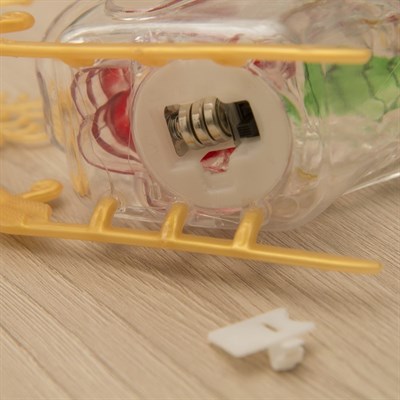 Игрушка световая "Дед мороз и сани" (батарейки в комплекте) 1 LED, RGB - фото 2028884