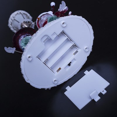 Игрушка световая "Фонарь и два снеговика" (батарейки не в комплекте) 4 LED - фото 2028889