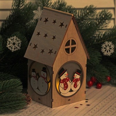 Декор с подсветкой " Новогодние гости" - фото 2028899