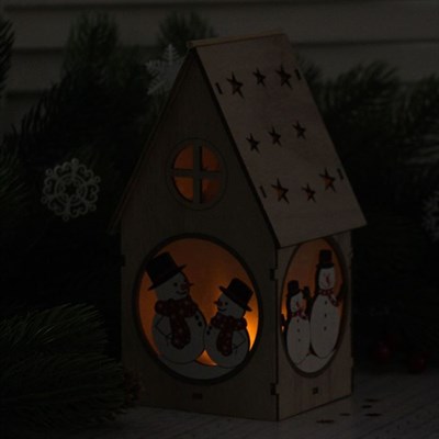 Декор с подсветкой " Новогодние гости" - фото 2028901