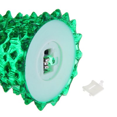 Игрушка световая "Ёлочка" (батарейки в комплекте) 22 см, 1 LED, RGB, ЗЕЛЁНАЯ - фото 2028954