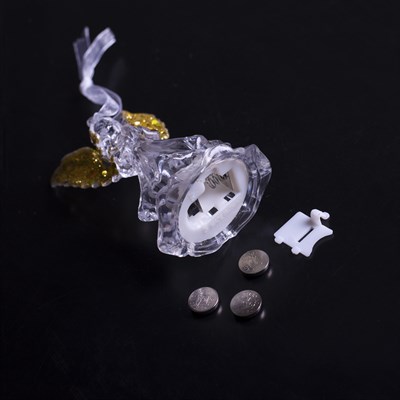 Игрушка световая "Ангел" (батарейки в комплекте) 1 LED, RGB, ЗОЛОТИСТЫЙ - фото 2028977