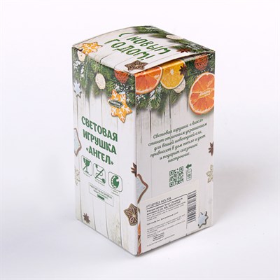 Игрушка световая "Ангел" (батарейки в комплекте) 1 LED, RGB, ЗОЛОТИСТЫЙ - фото 2028978