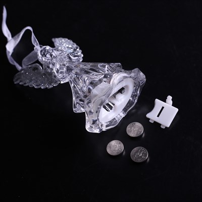 Игрушка световая "Ангел" (батарейки в комплекте) 1 LED, RGB, СЕРЕБРЯНЫЙ - фото 2028982