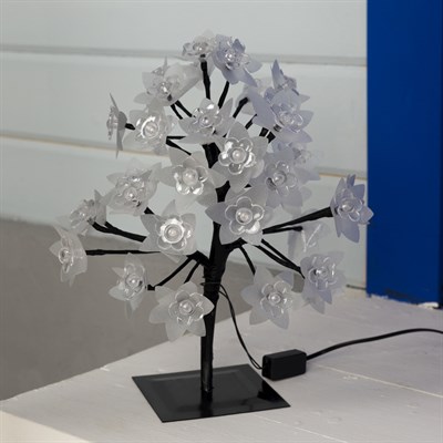 Светодиодный куст улич. 0,3 м, "Цветочек", 32 LED, 220V, моргает RG/RB - фото 2029025