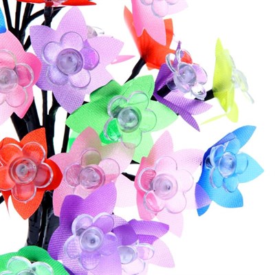 Светодиодный куст улич. 0,3 м, "Орхидея", 32 LED, 220V, моргает RG/RB - фото 2029037