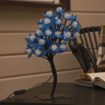 Светодиодный куст улич. 0,3 м, "Ежики", 32 LED, 220V, моргает МУЛЬТИ - фото 2029112