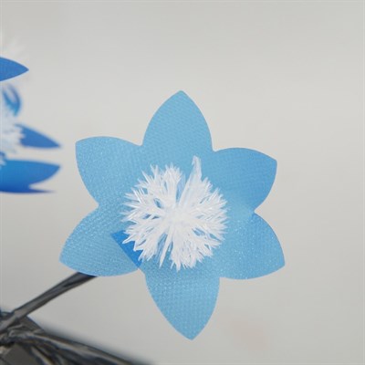 Светодиодный куст улич. 0,3 м, "Ежики", 32 LED, 220V, моргает МУЛЬТИ - фото 2029115