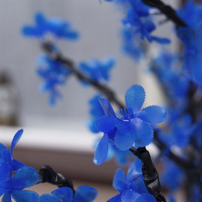 Дерево светодиодное улич. 1,5 м. "Баугиния" 480Led, 30W, 220V Синий - фото 2029135