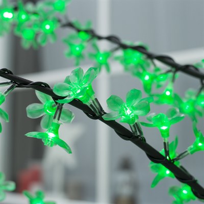 Дерево светодиодное улич. 1,5 м. "Сакура" 540Led, 32W, 220V Зеленый - фото 2029164