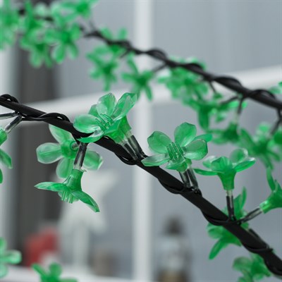 Дерево светодиодное улич. 1,5 м. "Сакура" 540Led, 32W, 220V Зеленый - фото 2029165