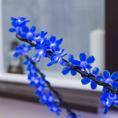 Дерево светодиодное улич. 1,5 м. "Сакура" 540Led, 32W, 220V Синий - фото 2029170