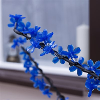 Дерево светодиодное улич. 1,5 м. "Сакура" 540Led, 32W, 220V Синий - фото 2029171