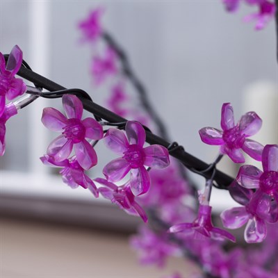 Дерево светодиодное улич. 1,5 м. "Сакура" 540Led, 32W, 220V Фиолетовый - фото 2029177