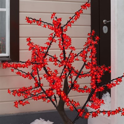 Дерево светодиодное улич. 1,5 м. "Сакура" 540Led, 32W, 220V Красный - фото 2029184