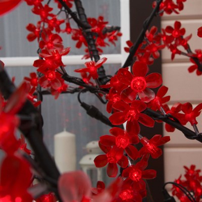 Дерево светодиодное улич. 1,8 м. "Сакура" 768Led, 46W, 220V Красный - фото 2029200