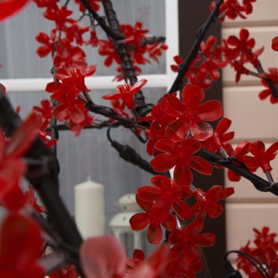 Дерево светодиодное улич. 1,8 м. "Сакура" 768Led, 46W, 220V Красный - фото 2029201