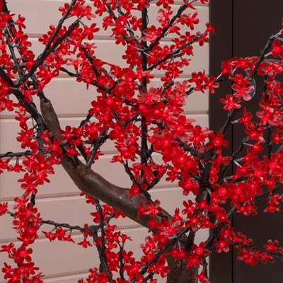 Дерево светодиодное улич. 1,8 м. "Сакура" 768Led, 46W, 220V Красный - фото 2029202