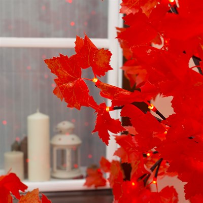 Дерево светодиодное улич. 1,8 м. "Клён Канадский" 384 Led, 23 W, 220V Красный - фото 2029220