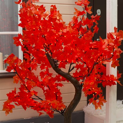Дерево светодиодное улич. 1,8 м. "Клён Канадский" 384 Led, 23 W, 220V Красный - фото 2029222