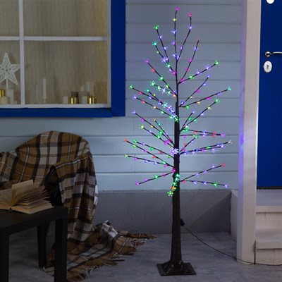 Дерево светодиодное 1.2 м, "Ромашки", 160 LED, 220 В, RG/RB - фото 2029225