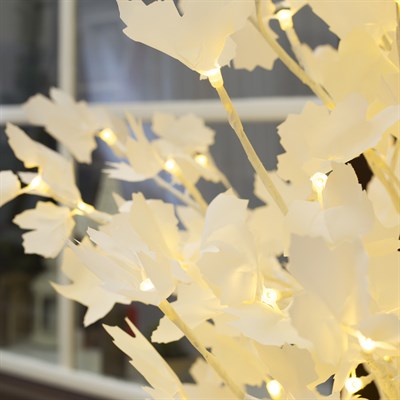 Дерево светодиодное "Клён белый", 1,8 м, 350 LED, 220 В, ТЁПЛЫЙ БЕЛЫЙ - фото 2029235