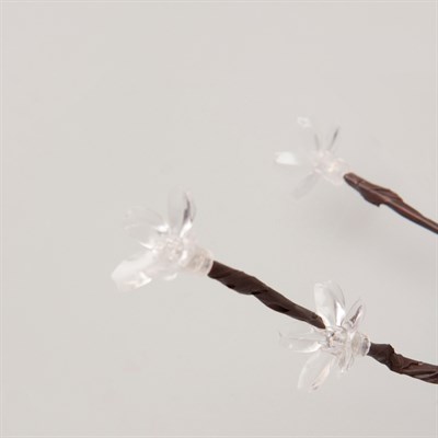 Дерево светодиодное 1.2 м, "Ромашки", 160 LED, 220 В, БЕЛЫЙ - фото 2029259