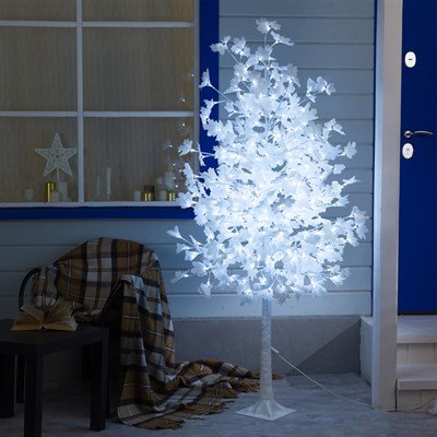 Дерево светодиодное "Клён белый", 1,8 м, 350 LED, 220 В, БЕЛЫЙ - фото 2029281