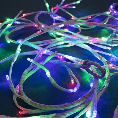 Ветка светодиодная, Д:3 м, Н.Б. LED-160/40, эффект мерцания, 220 В, МУЛЬТИ - фото 2029300