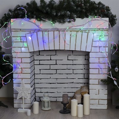 Ветка светодиодная, Д:3 м, Н.Б. LED-160/40, эффект мерцания, 220 В, МУЛЬТИ - фото 2029304