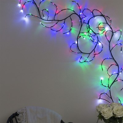 Ветка светодиодная, Д:3 м, Н.Т. LED-160/40, эффект мерцания, 220 В, МУЛЬТИ - фото 2029310